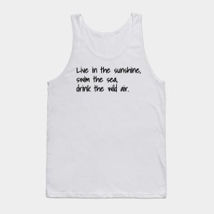 Emerson Quote Tank Top